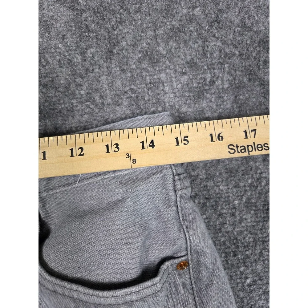 Levi's 501 Original‎ Fit Jeans Mens W32 L32 Grey Straight Leg Button Fly Denim